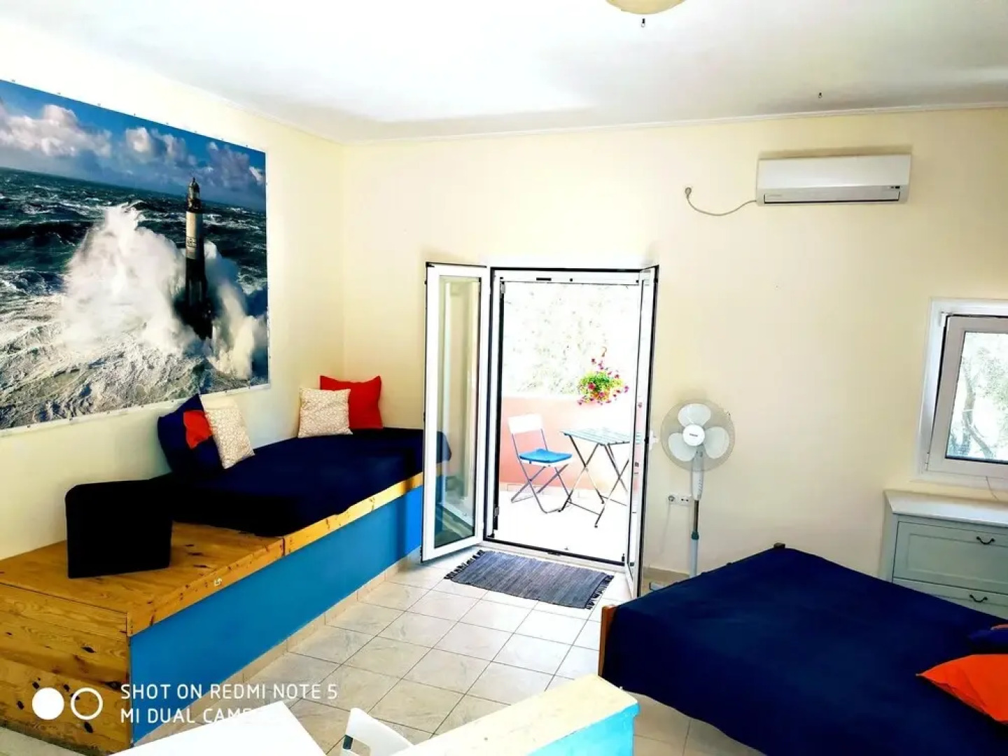 Studio in Lakka, With Wonderful sea View, Shared Pool and Furnished Terrace Near the Beach