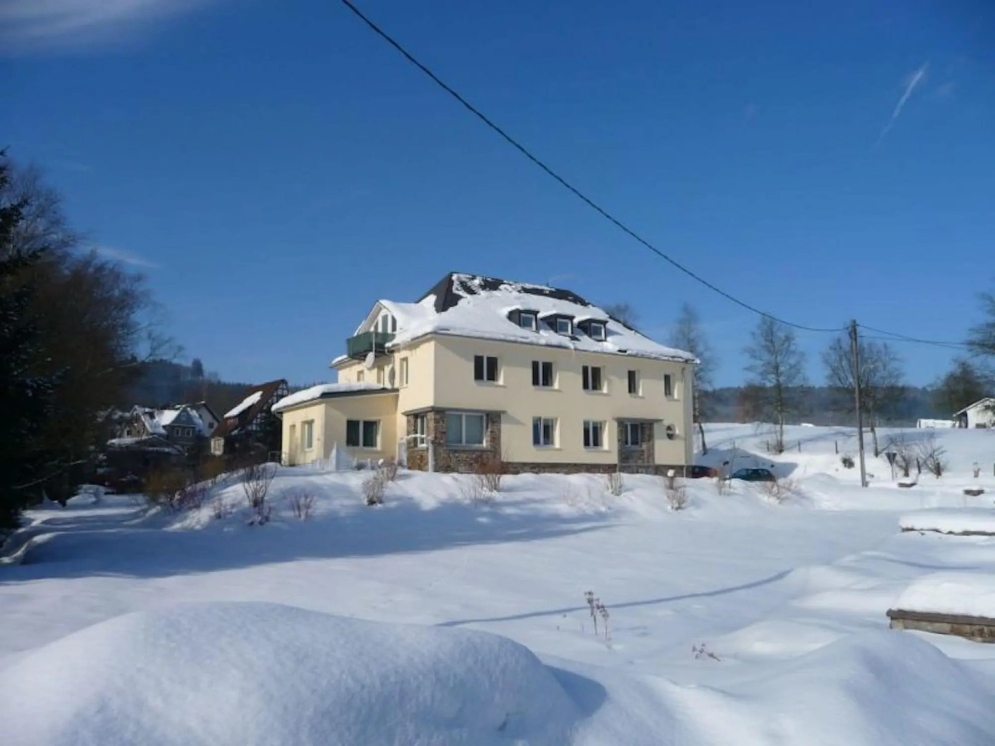 Large Apartment in the Beautiful Sauerland With Garden, Patio and Sauna