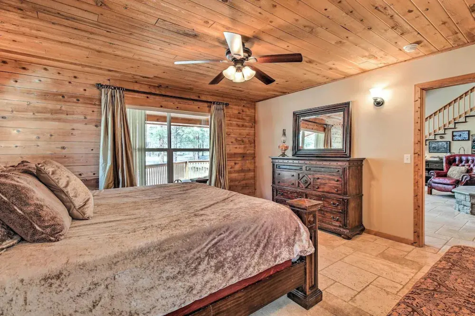 Family Game Room: Spacious Overgaard Cabin