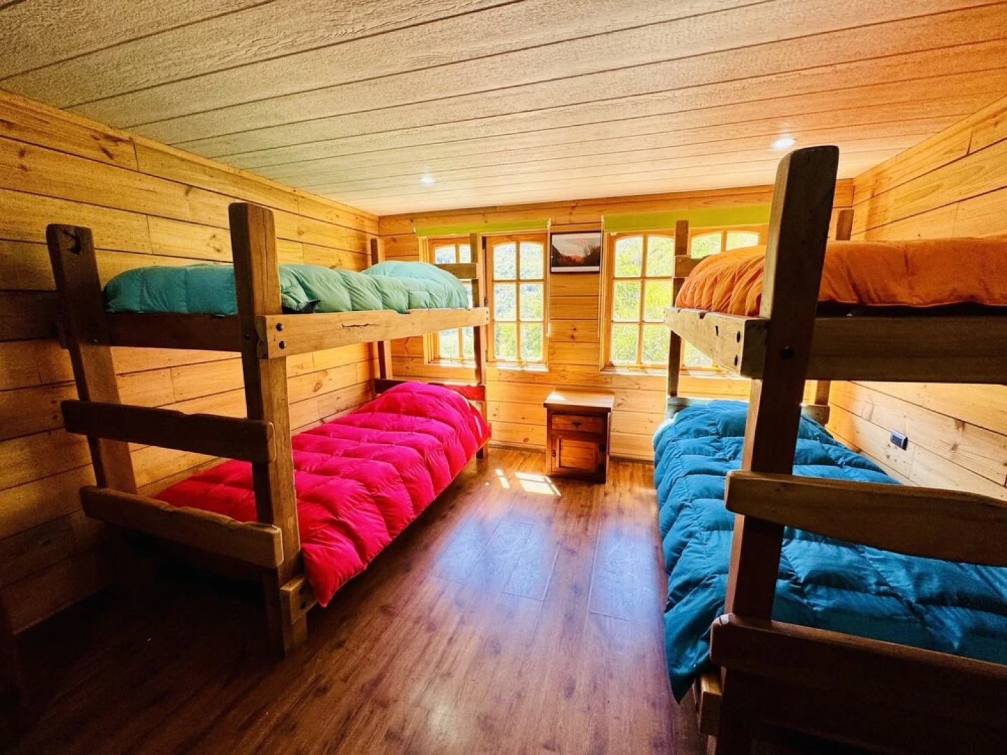 Cabañas entre montañas con tinajas calientes