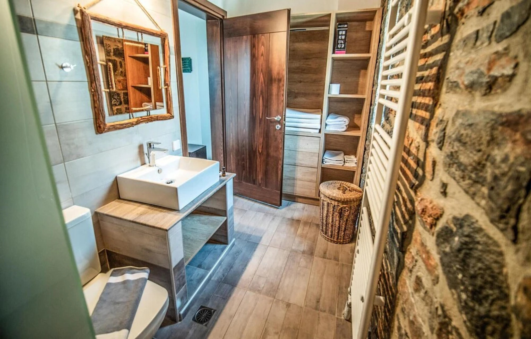 Amazing Home in Milatos with Hot Tub, Sauna & WiFi