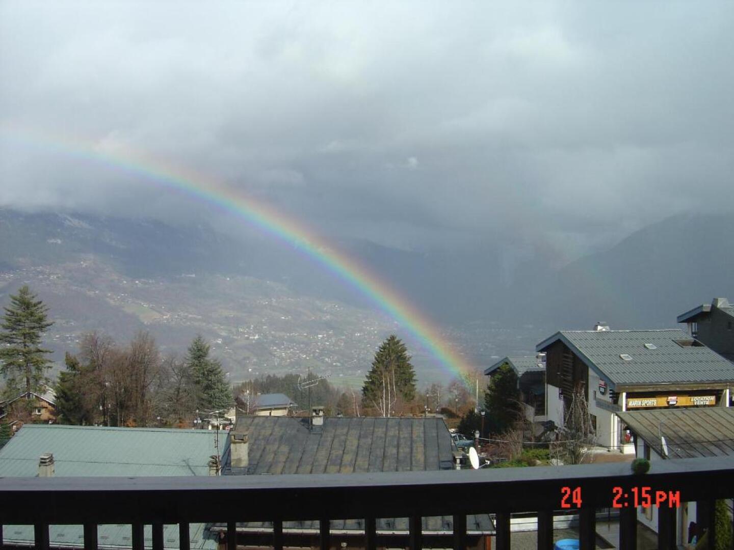 Vue Mont Blanc et toute la chaîne