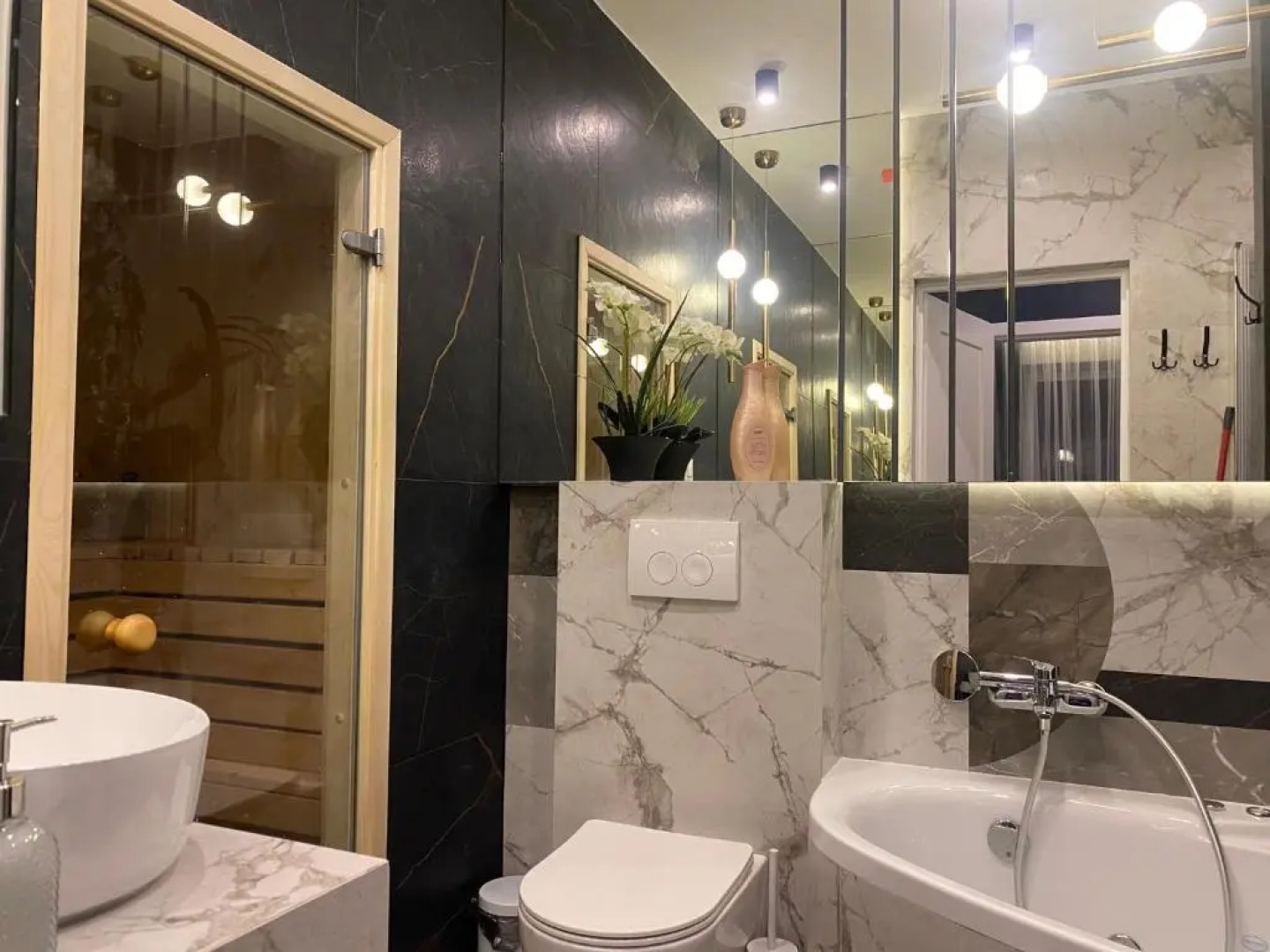 Family & Business Sauna Tężnia Apartments No13 Leśny nad Zalewem z Tarasem i Garażem oraz możliwością wyżywienia - Exclusive New!