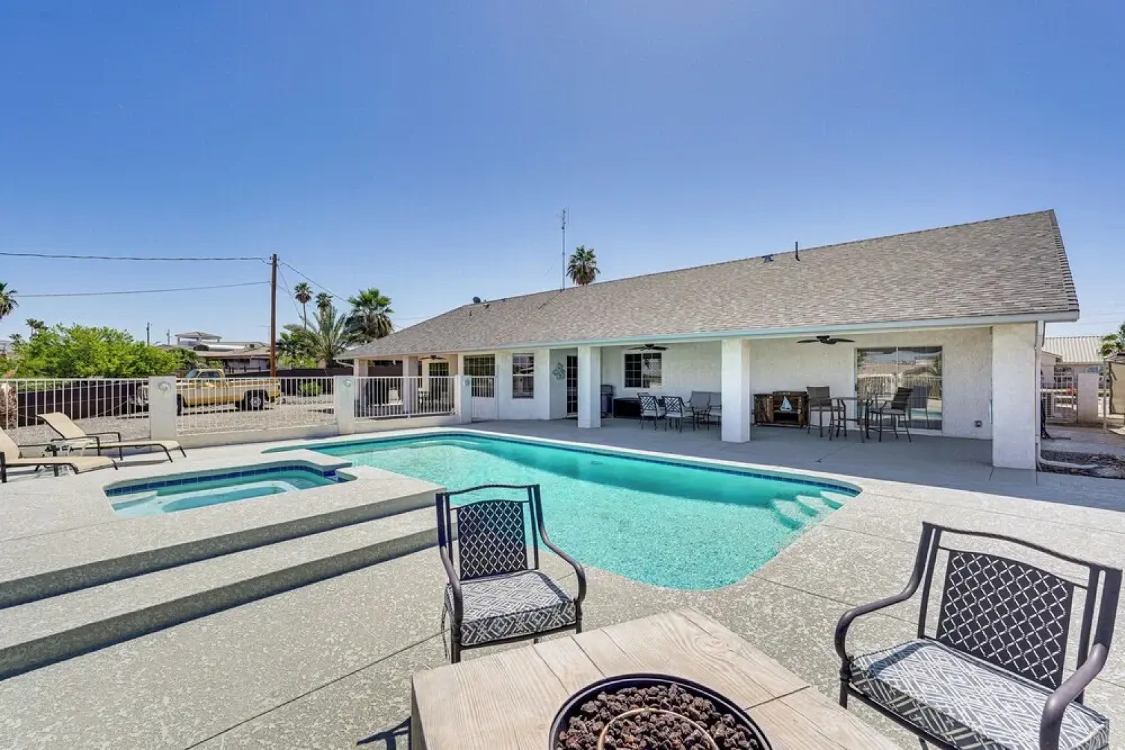 Saltwater Pool & Patios: Lake Havasu City Home!