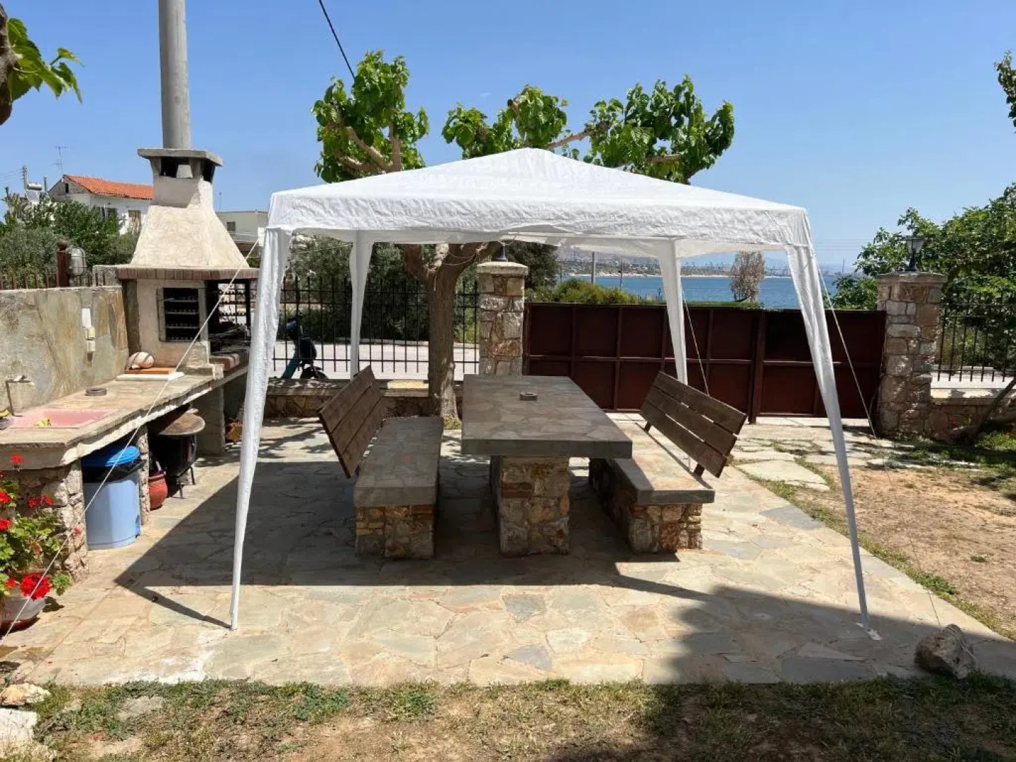 Apartment in Salamina with Garden & Sea view