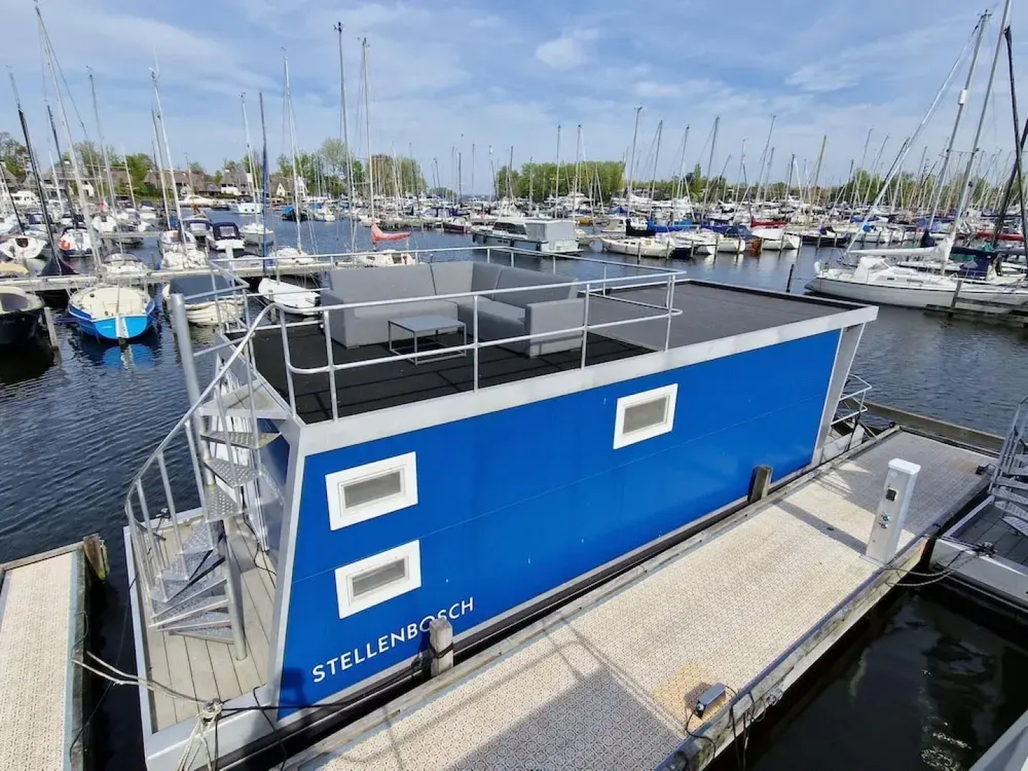 Water Lodge in Naarden With Marina Views