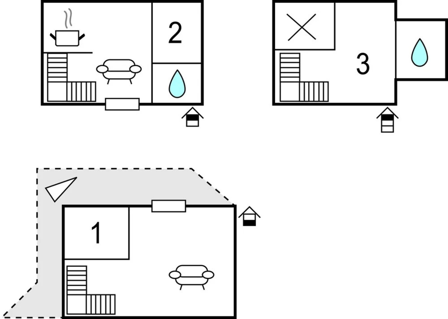 Nice Home in Os With 3 Bedrooms and Wifi