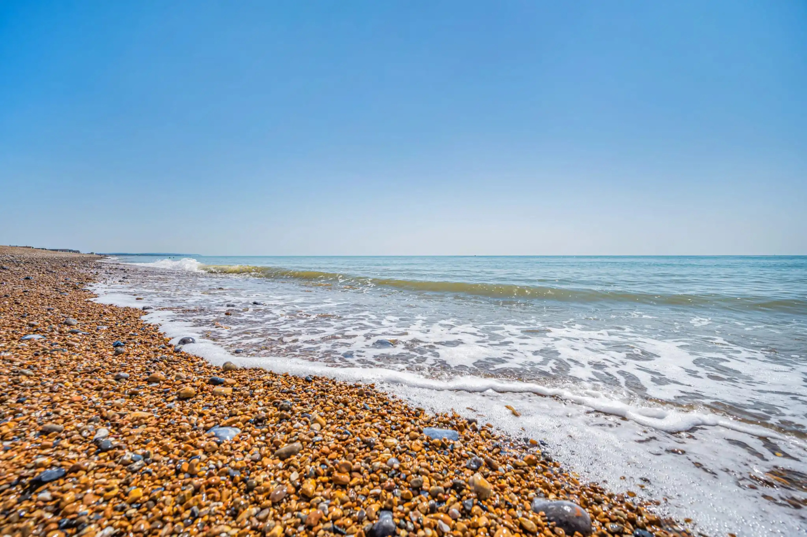 Pebbles View Overlooking the Beautiful Pevensey Bay Beach