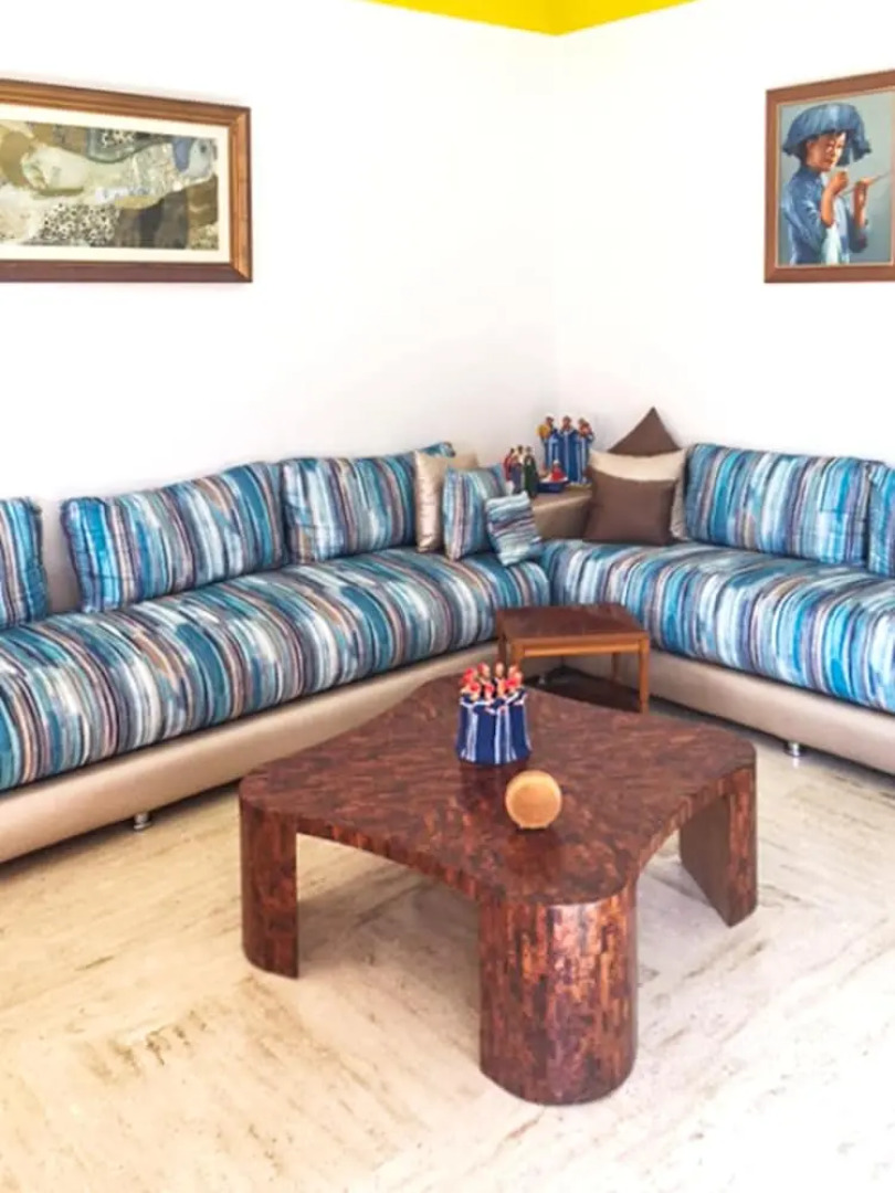 Apartment With 2 Bedrooms in Bouznika, With Wonderful sea View, Pool A