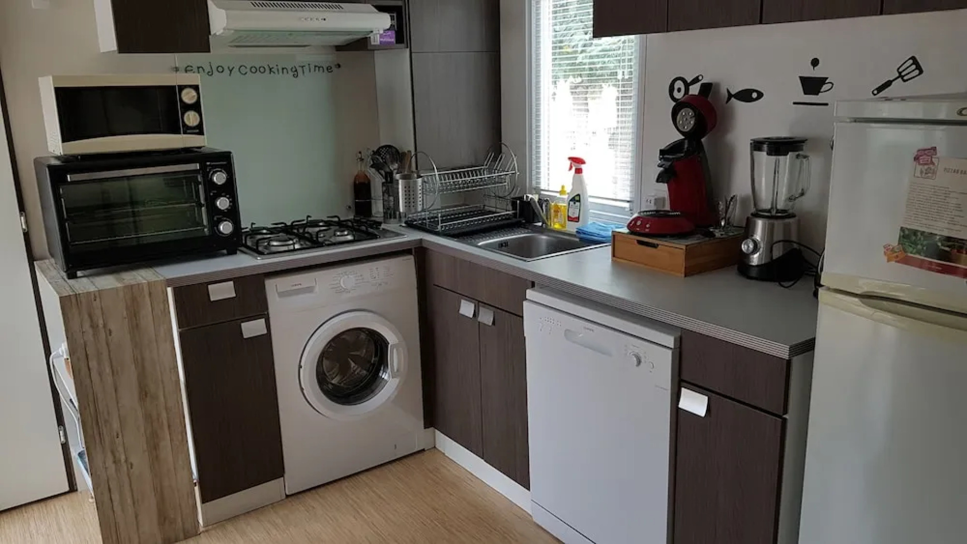 Mobile Home 3 chambre clim TV camping 4