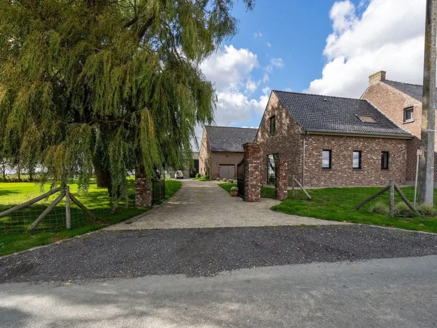 Spacious Holiday Home With Pond in Poperinge