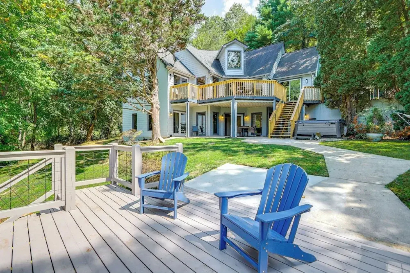 Blue Ridge Lake Home w/ Hot Tub in Morganton!