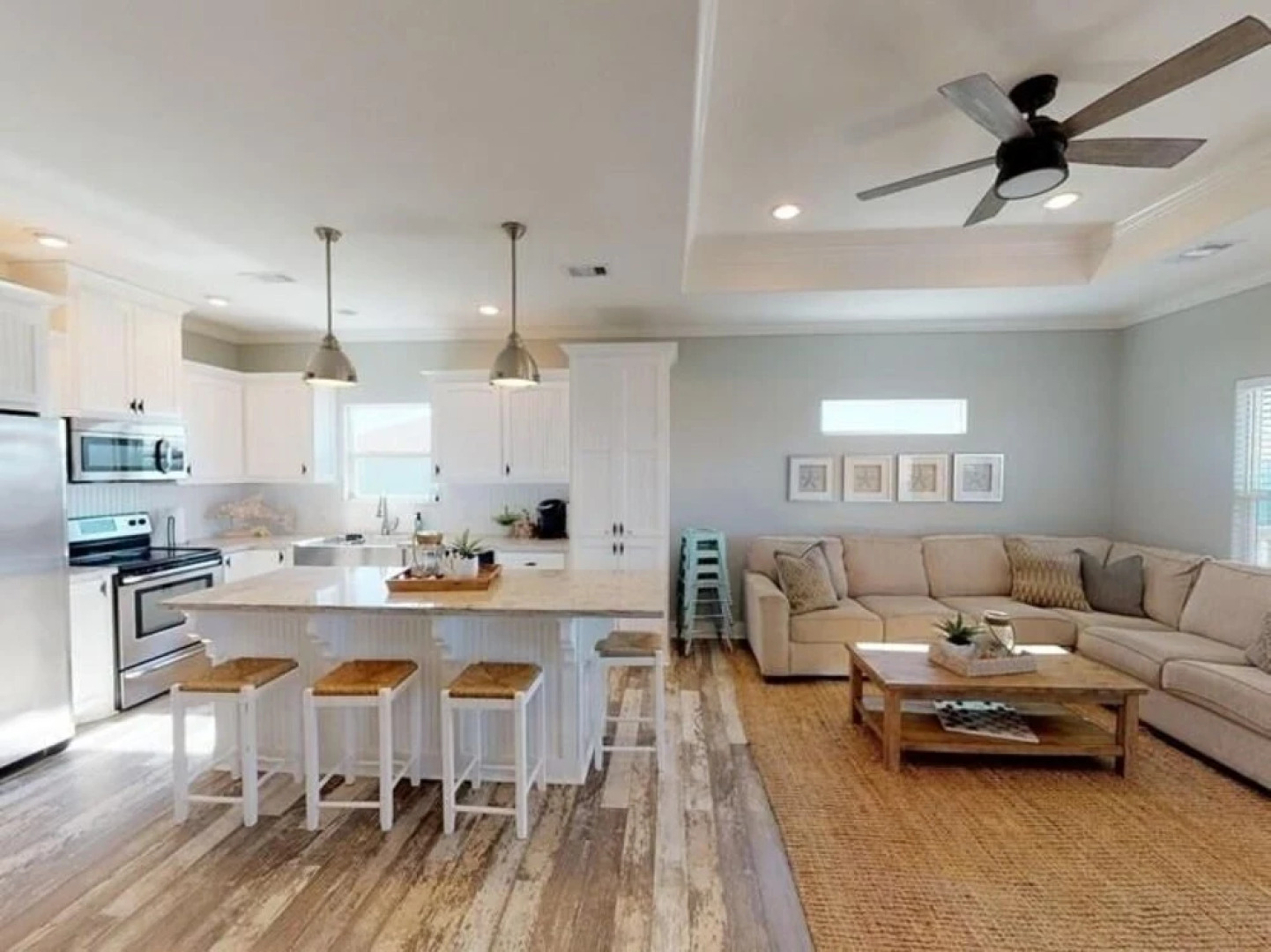 Gone Coastal 3 Bedrooms 2 Bathrooms Home