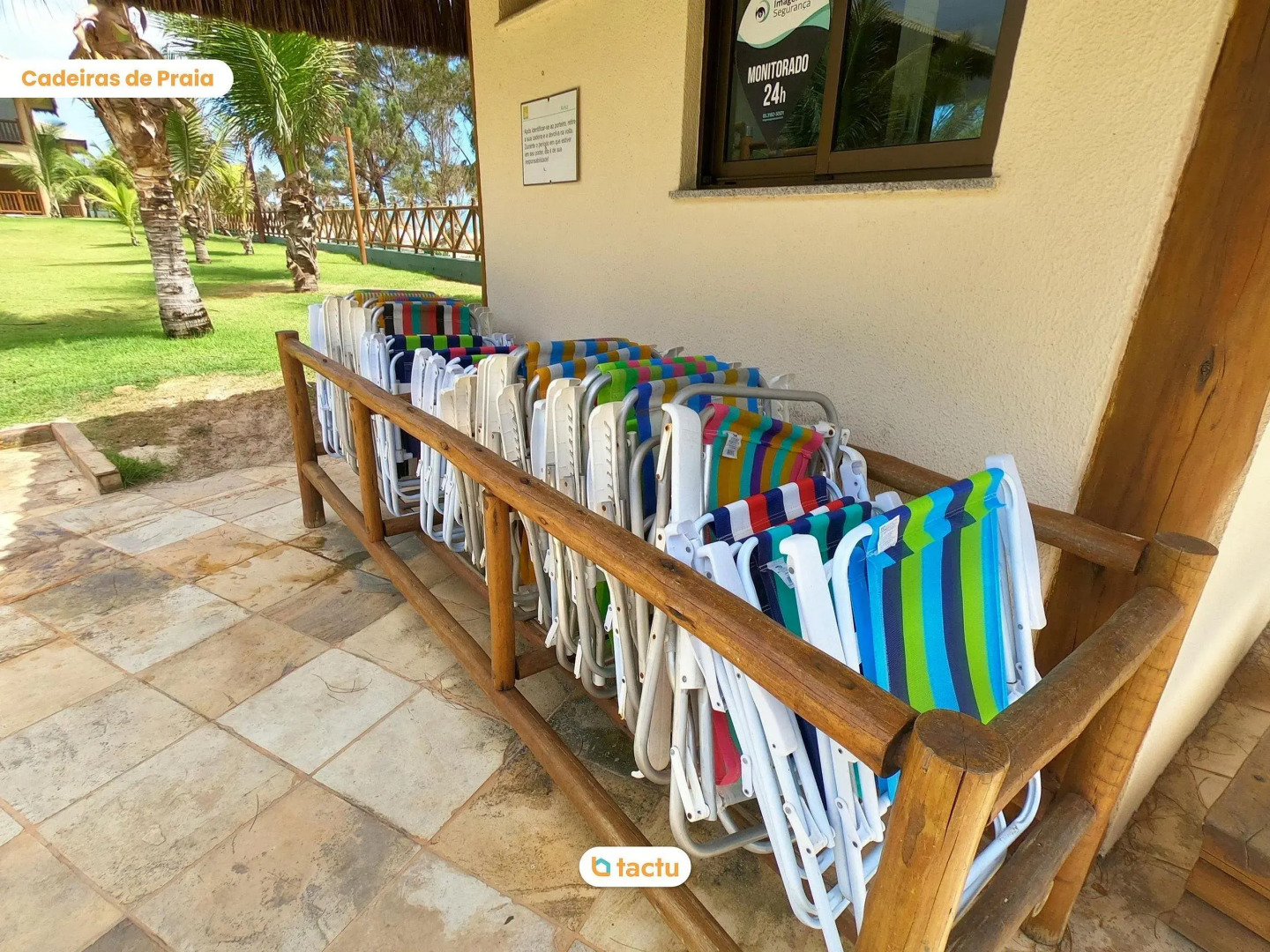 Estúdio de 39 m2 com rede na varanda no VG Sun Cumbuco por Tactu