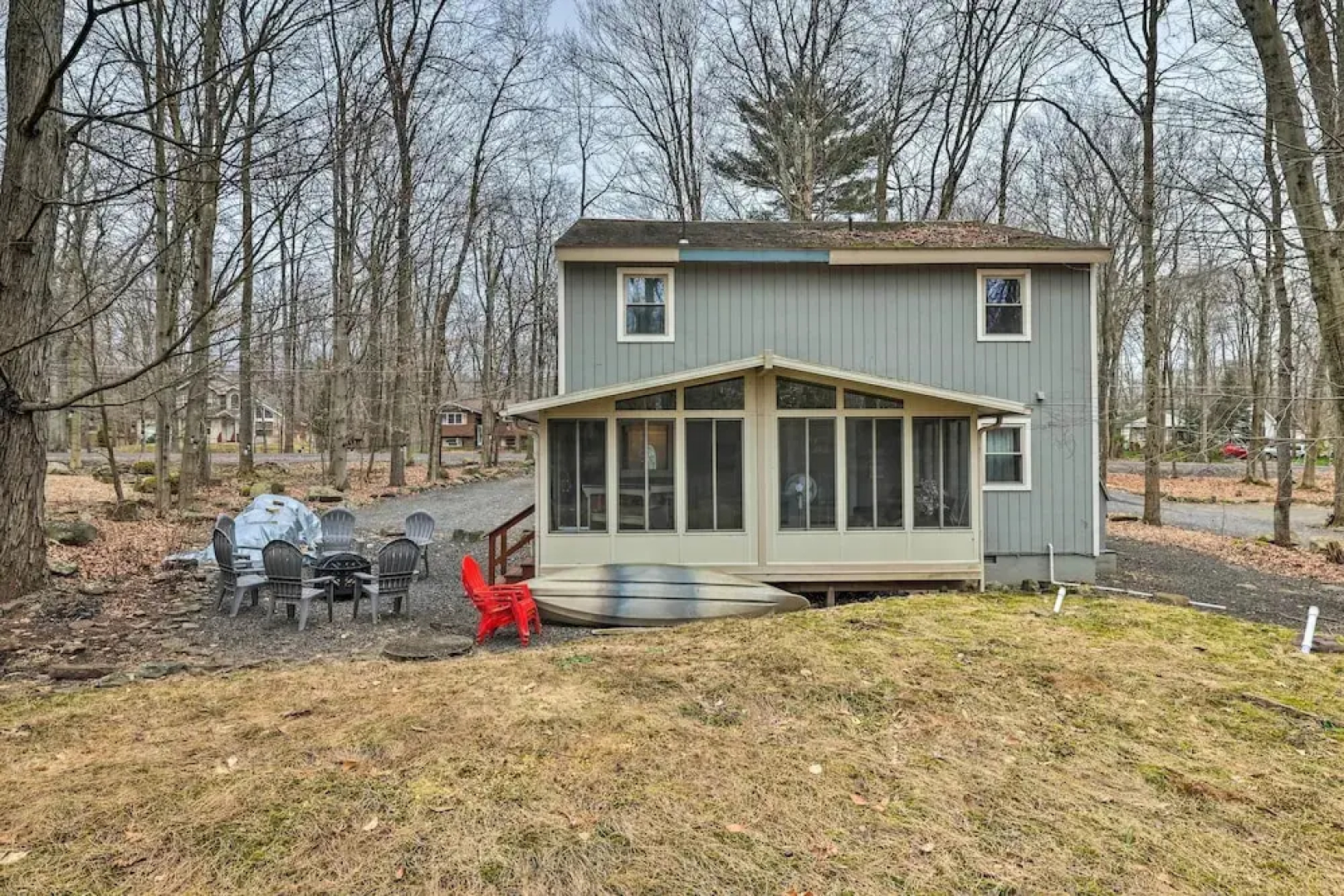 Walk to Locust Lake: Poconos Vacation Home!
