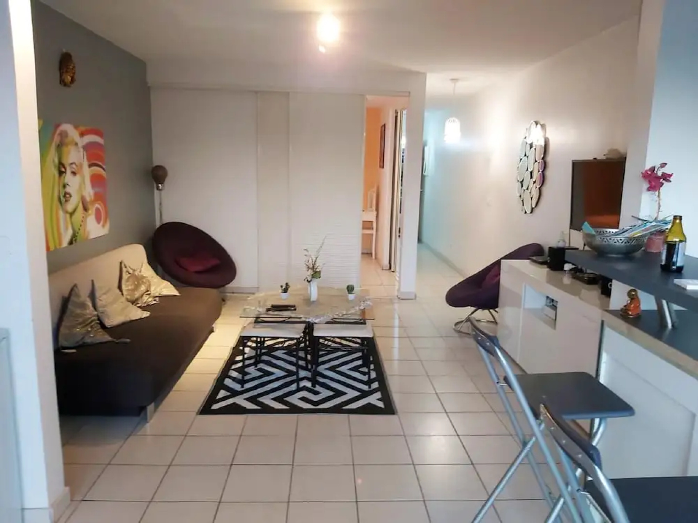 Apartment With one Bedroom in Gourbeyre, With Wonderful sea View and W