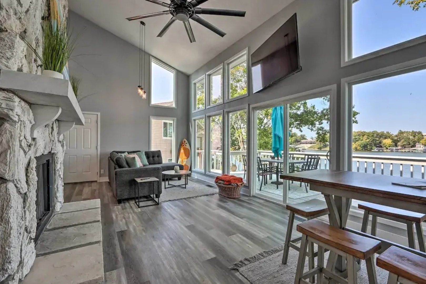 Private Boat Dock & Deck: Lakefront Home!