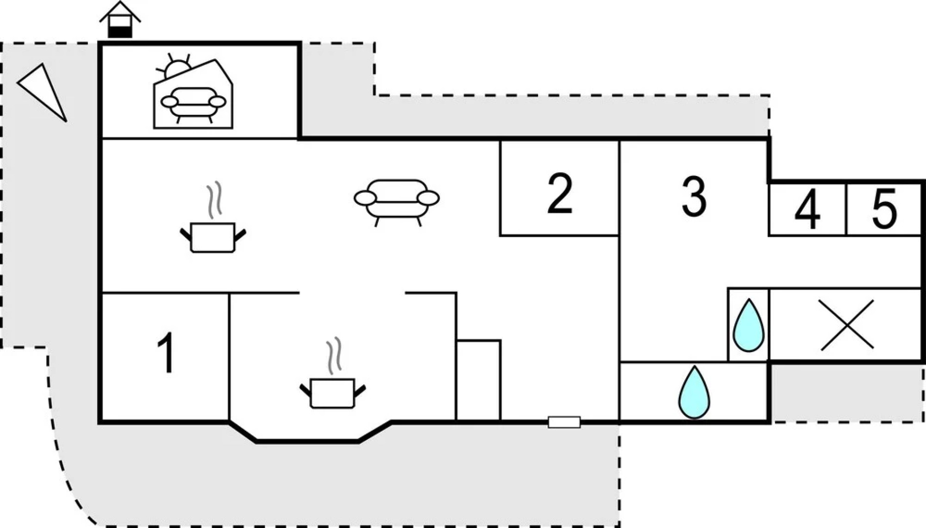 Nice Home in Lekeryd With 5 Bedrooms and Wifi