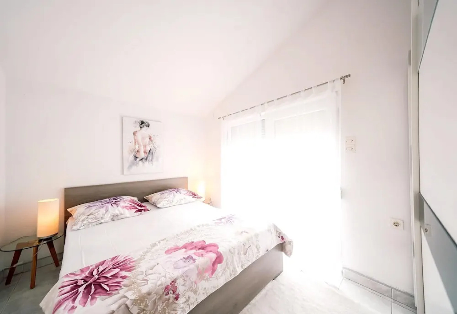 Apartment With one Bedroom in Ljubac, With Wonderful sea View, Pool Ac