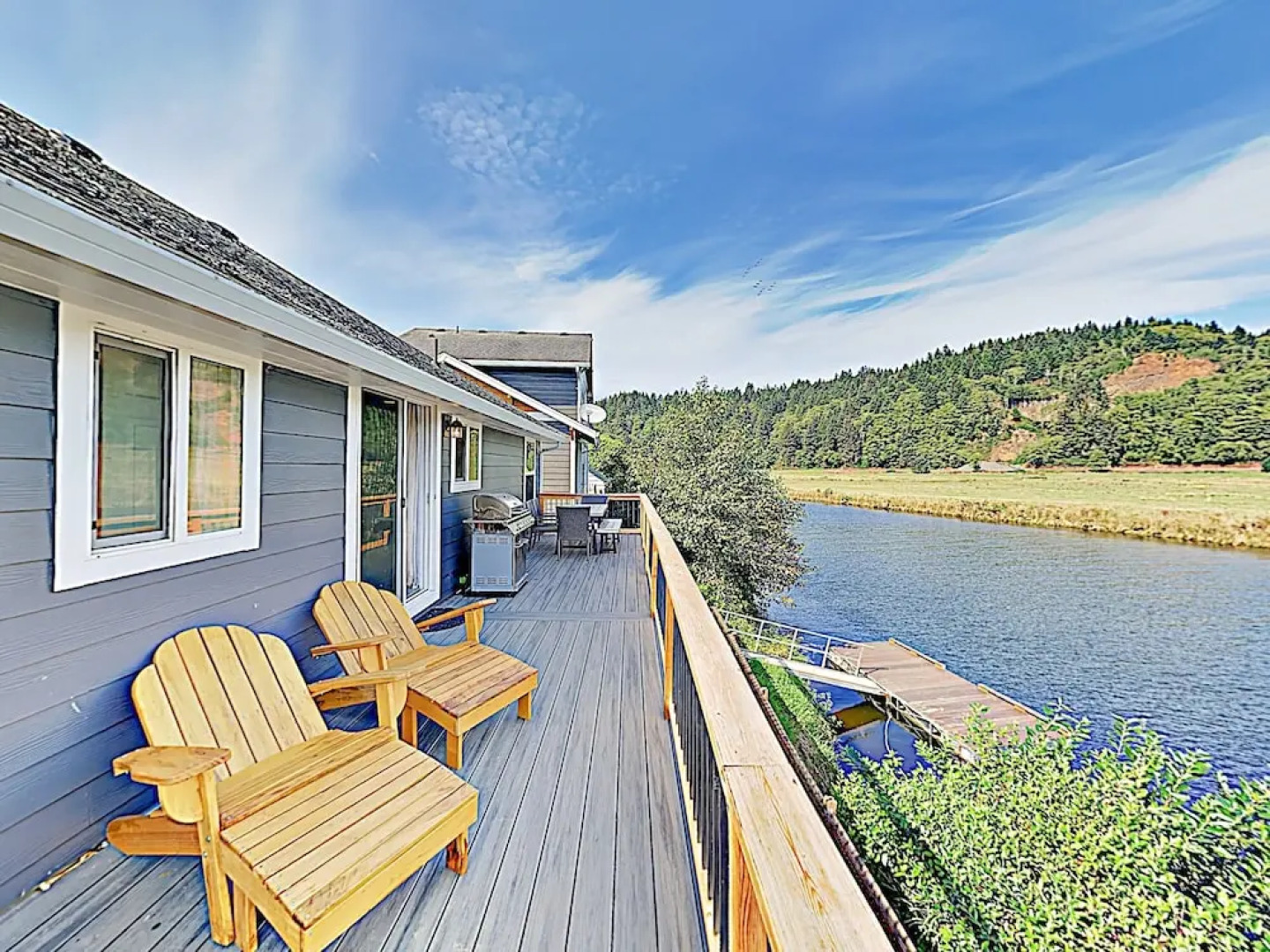 New Listing! Spacious Riverfront Gem W/ Firepit 3 Bedroom Home