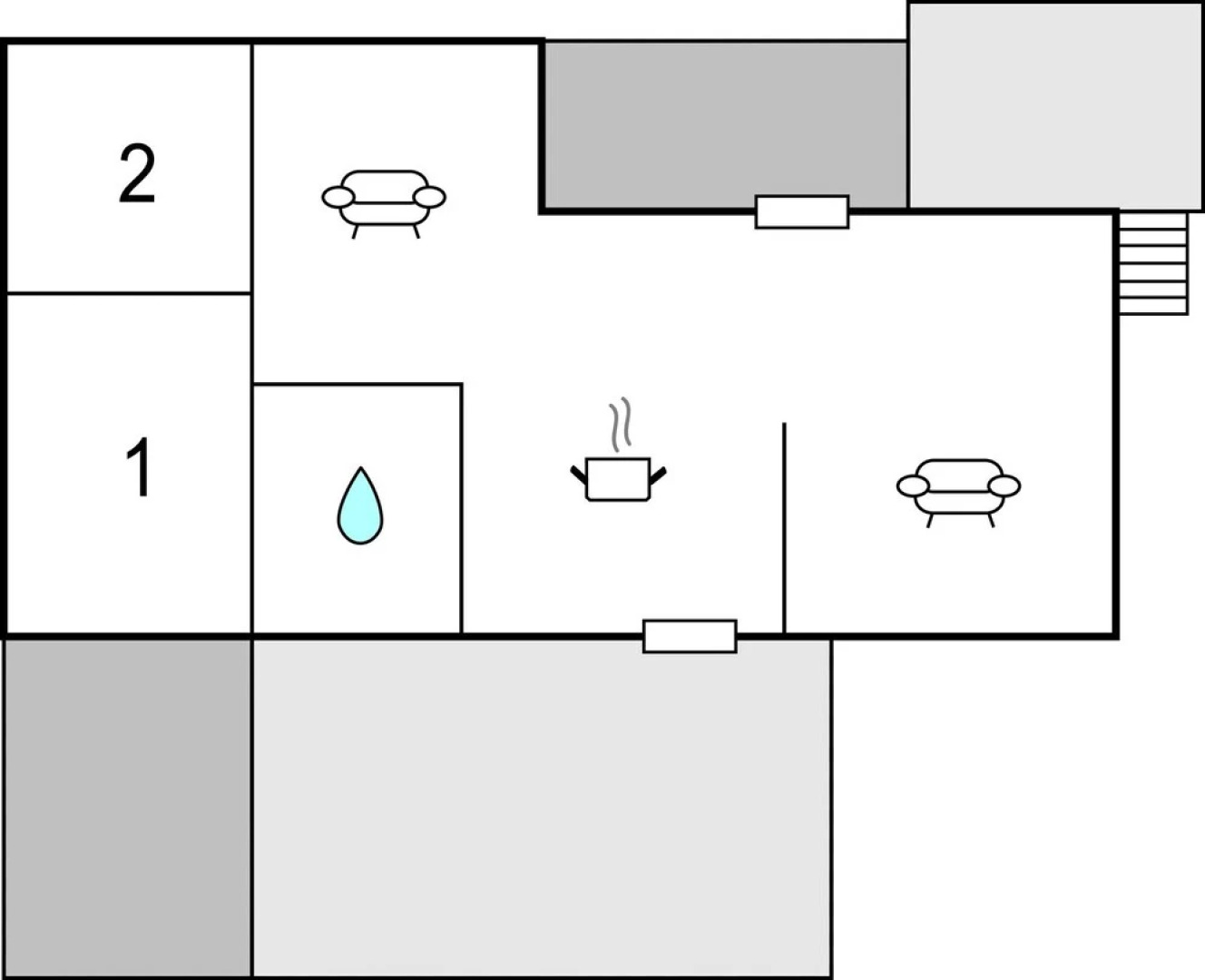 Awesome Home in Oxelösund With 2 Bedrooms