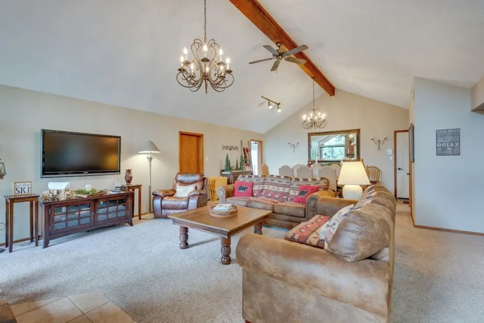 Expansive Angel Fire Home w/ Indoor Hot Tub!