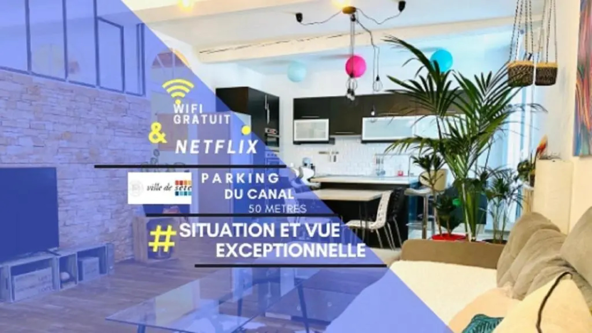 MAGNIFIQUE APPART 102 m2 ART/DÉCO AU BORD DE L'EAU