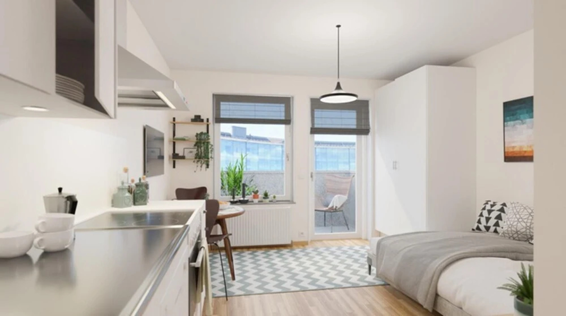 Häggvik 1-2 Bed Apartment in Sollentuna