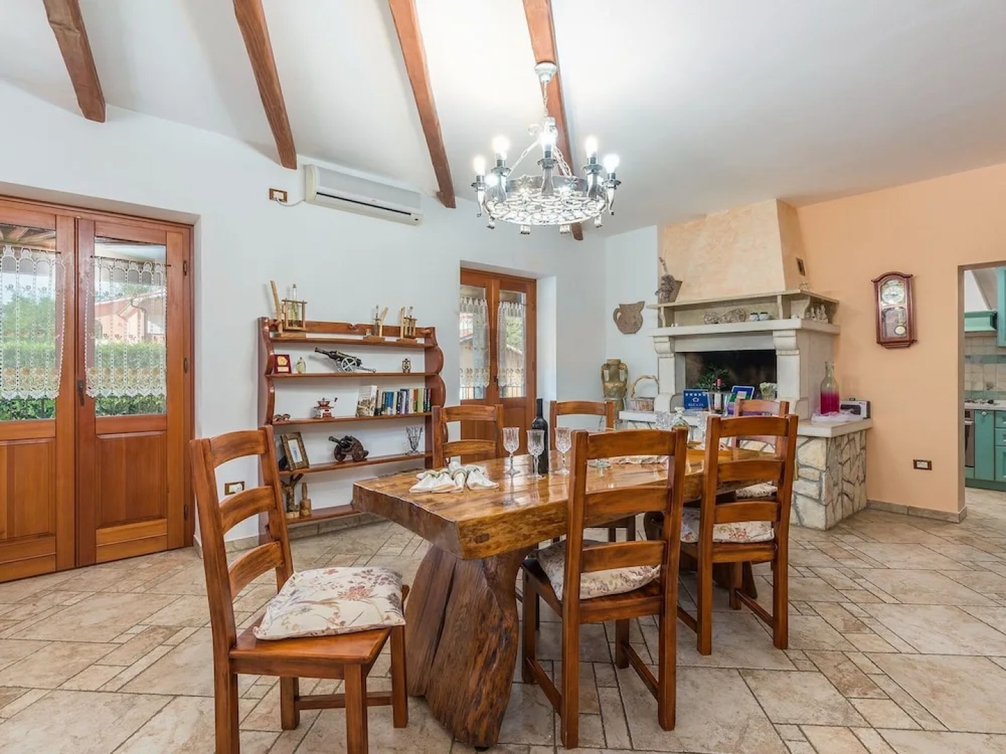 Rustically Furnished Villa With Swimming Pool and Spacious Yard Near Labin