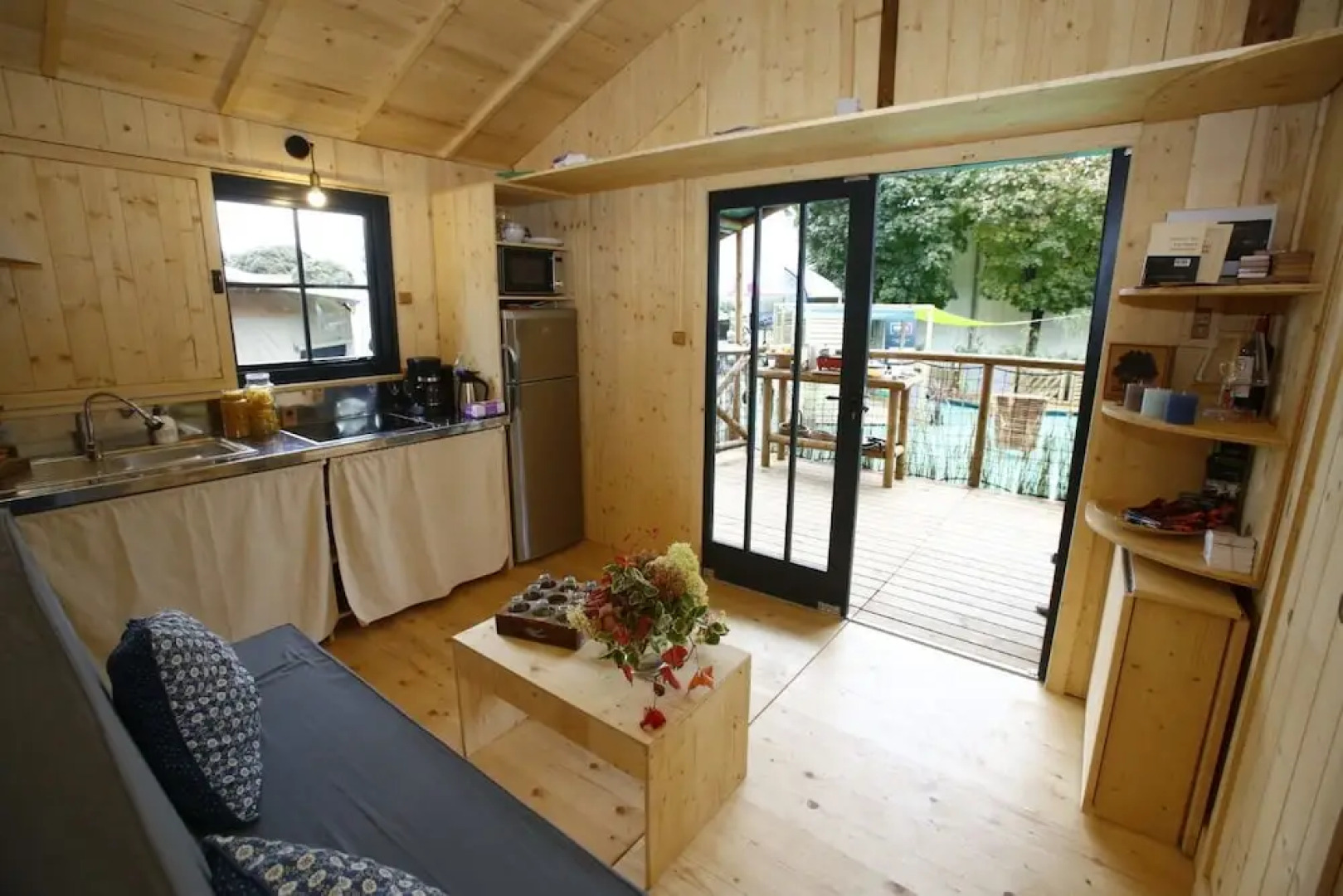 Camping Le Vieux Vallon Cabane Lodge