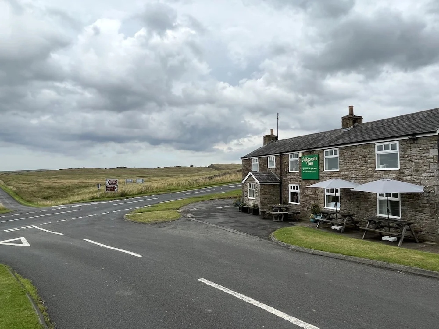 Milecastle Inn on Hadrian's Wall Near Haltwhistle