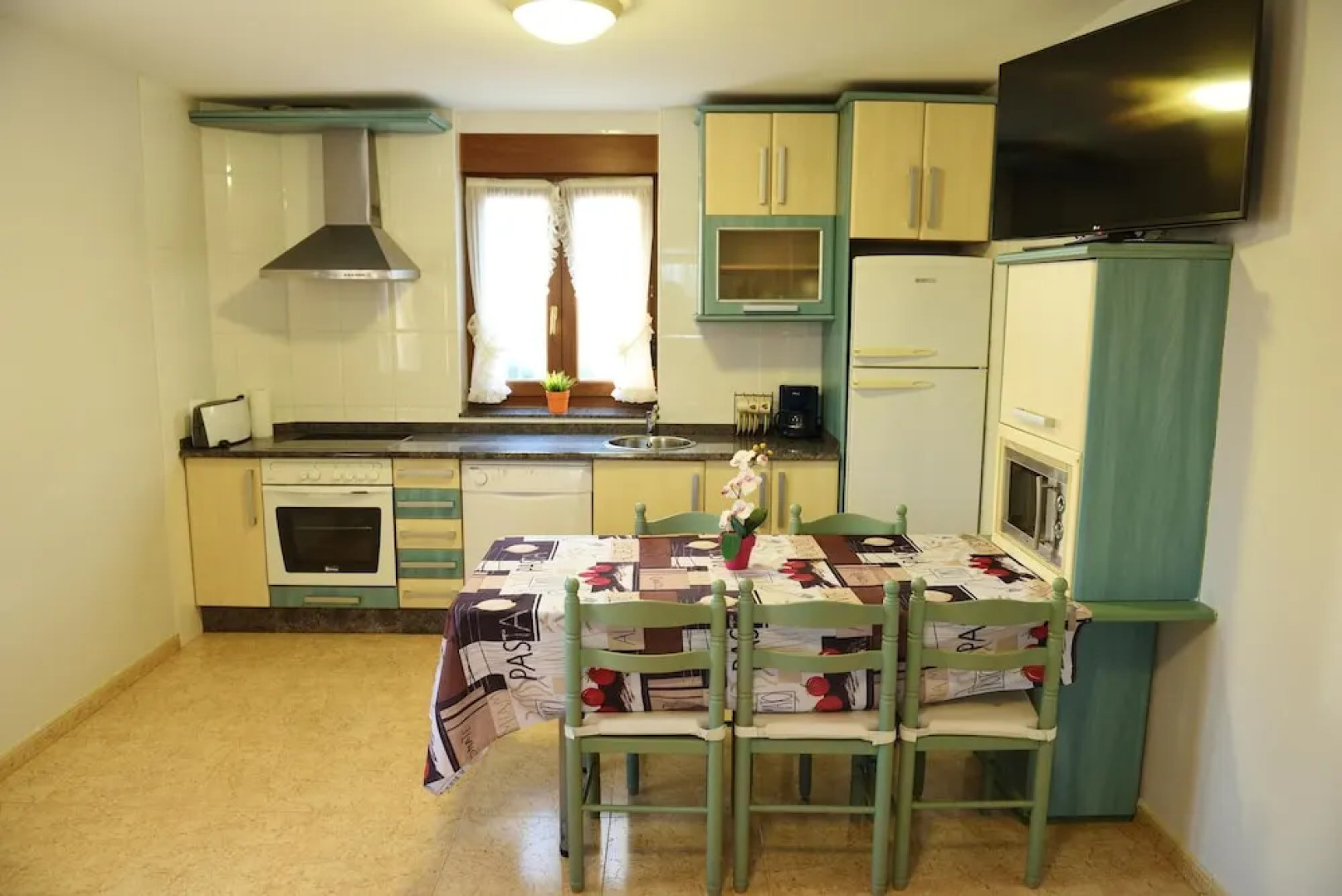 Apartment With 2 Bedrooms in Mogro, With Wonderful sea View, Private Pool, Enclosed Garden