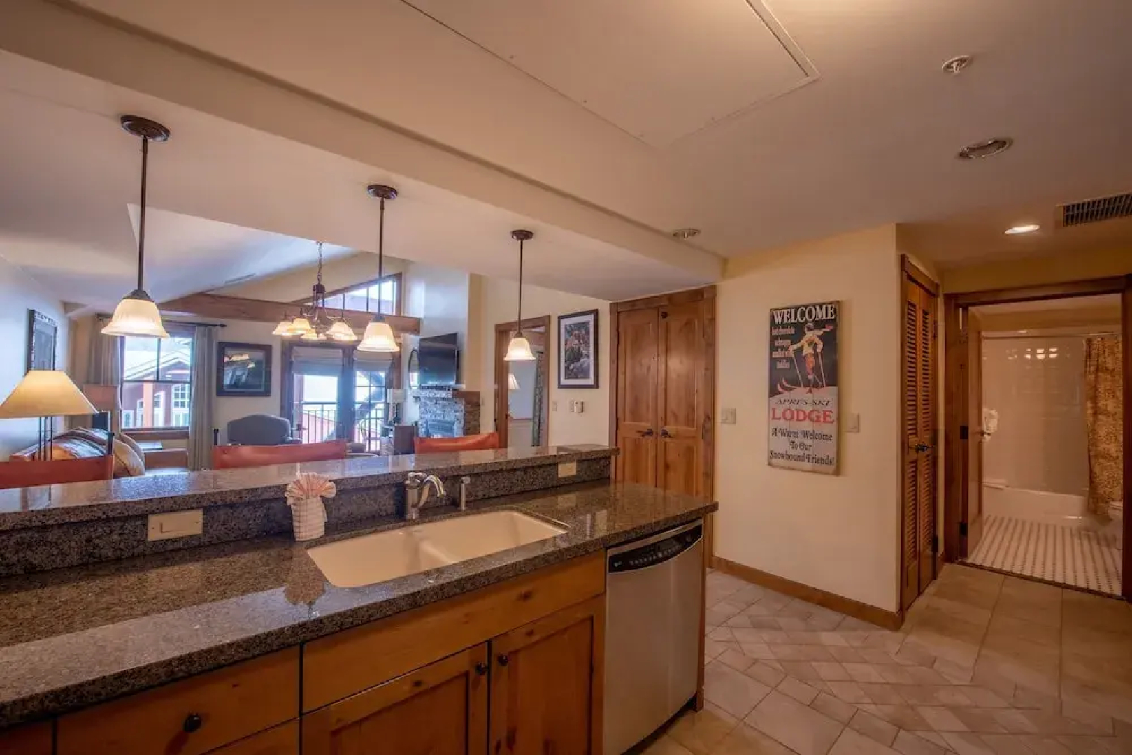 Top Floor 2 Bedroom In Mountaineer Square- Slopeside Condo - No Cleaning Fee! by RedAwning