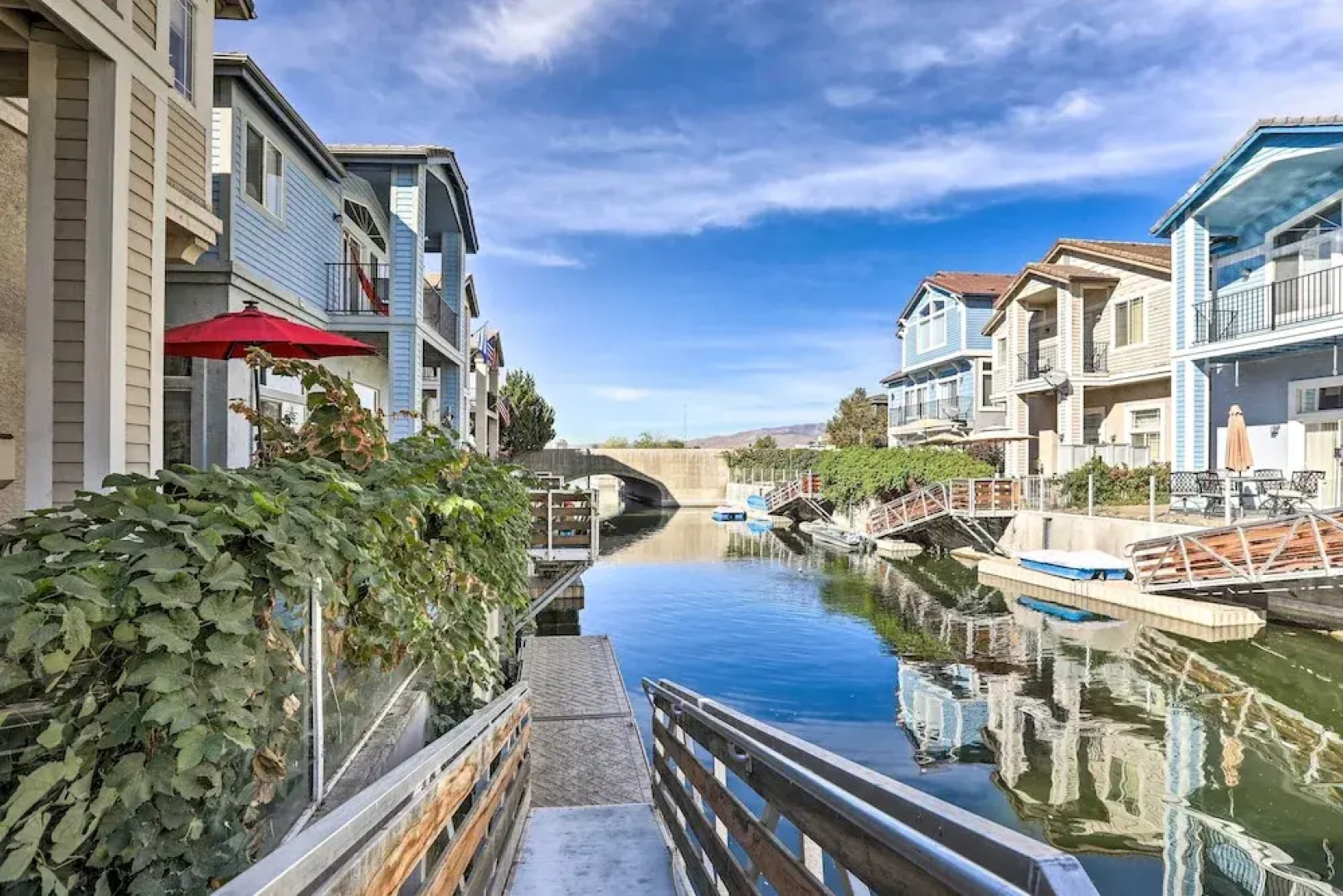 Private Dock & Balcony: Waterfront Sparks Home