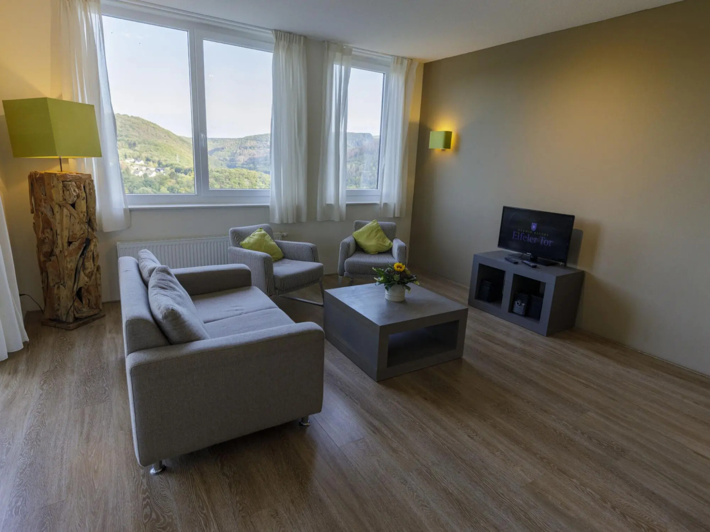 Luxury apartment with a sauna, located in nature