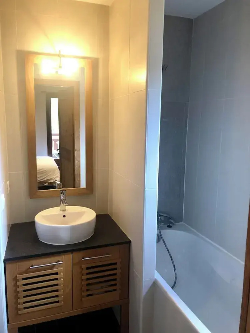 Calme nature ski à Vallorcine Mont Blanc