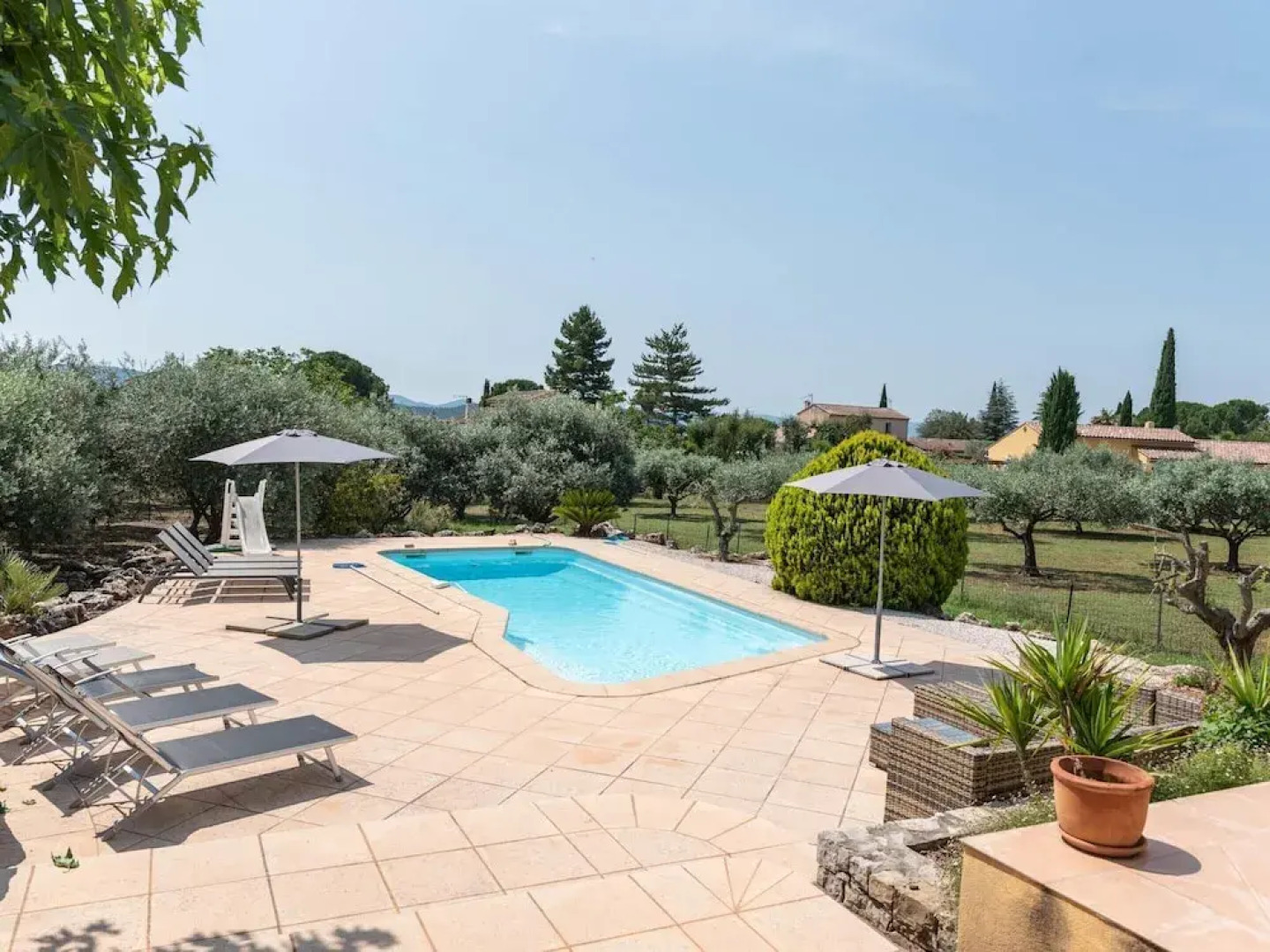French Bastide, Located in an Olive Grove