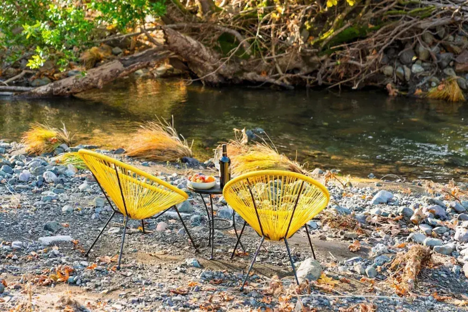 Sonoma Creek Haven Hot Tub Firepit Creekside Views Near Kenwood Wineries