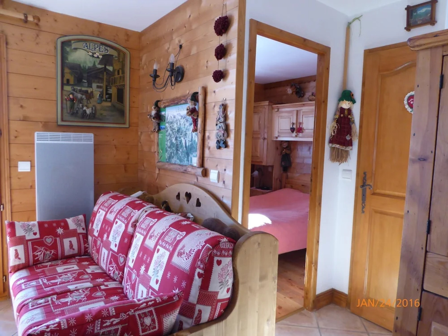 Appart cosy 5 personnes garage fermé