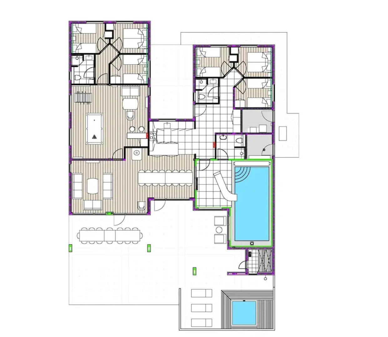 5 Star Holiday Home in Norre Nebel