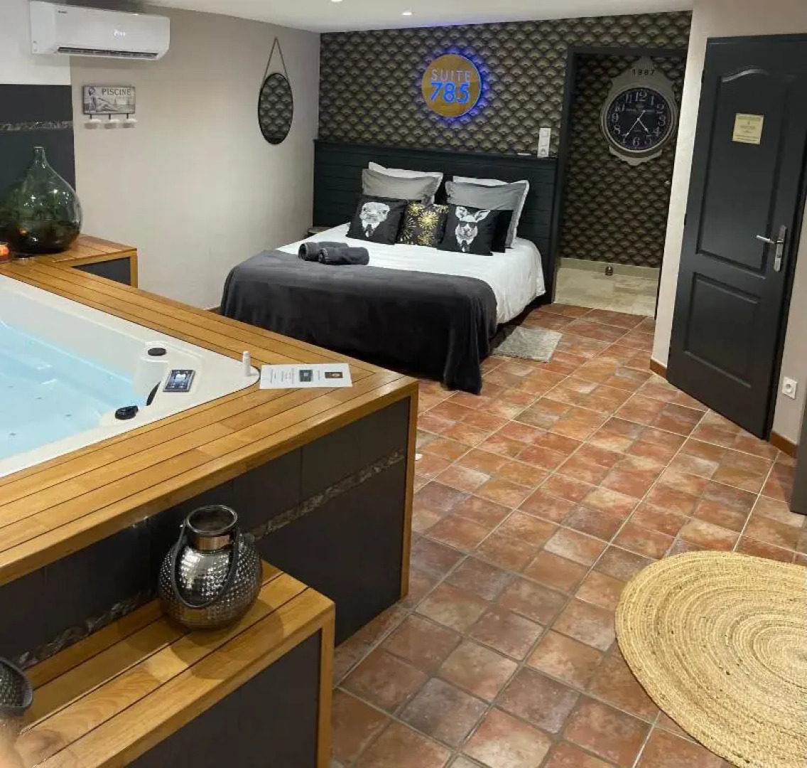 Chambre d h¿tes ind¿ndante Jacuzzi Cave Bar SUITE 785