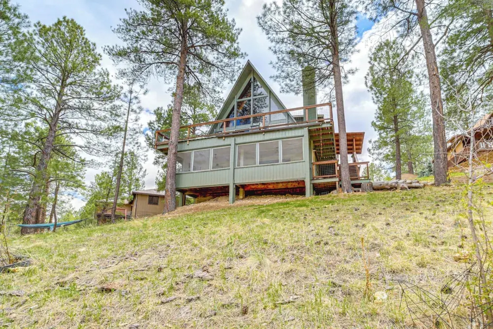 Flagstaff A-frame Cabin w/ Deck & Lovely Views!