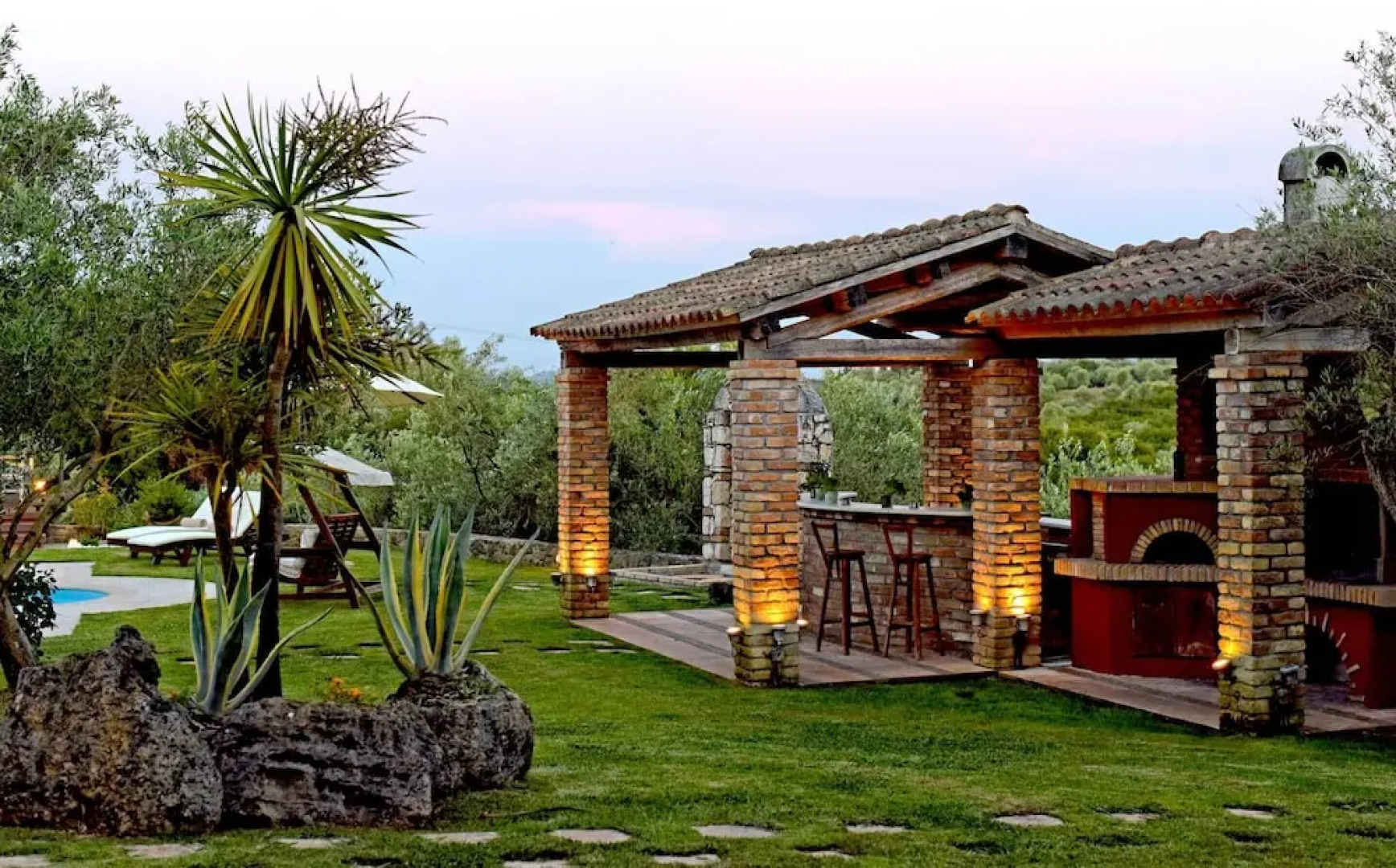 Villa in Paleokastrites With Sauna