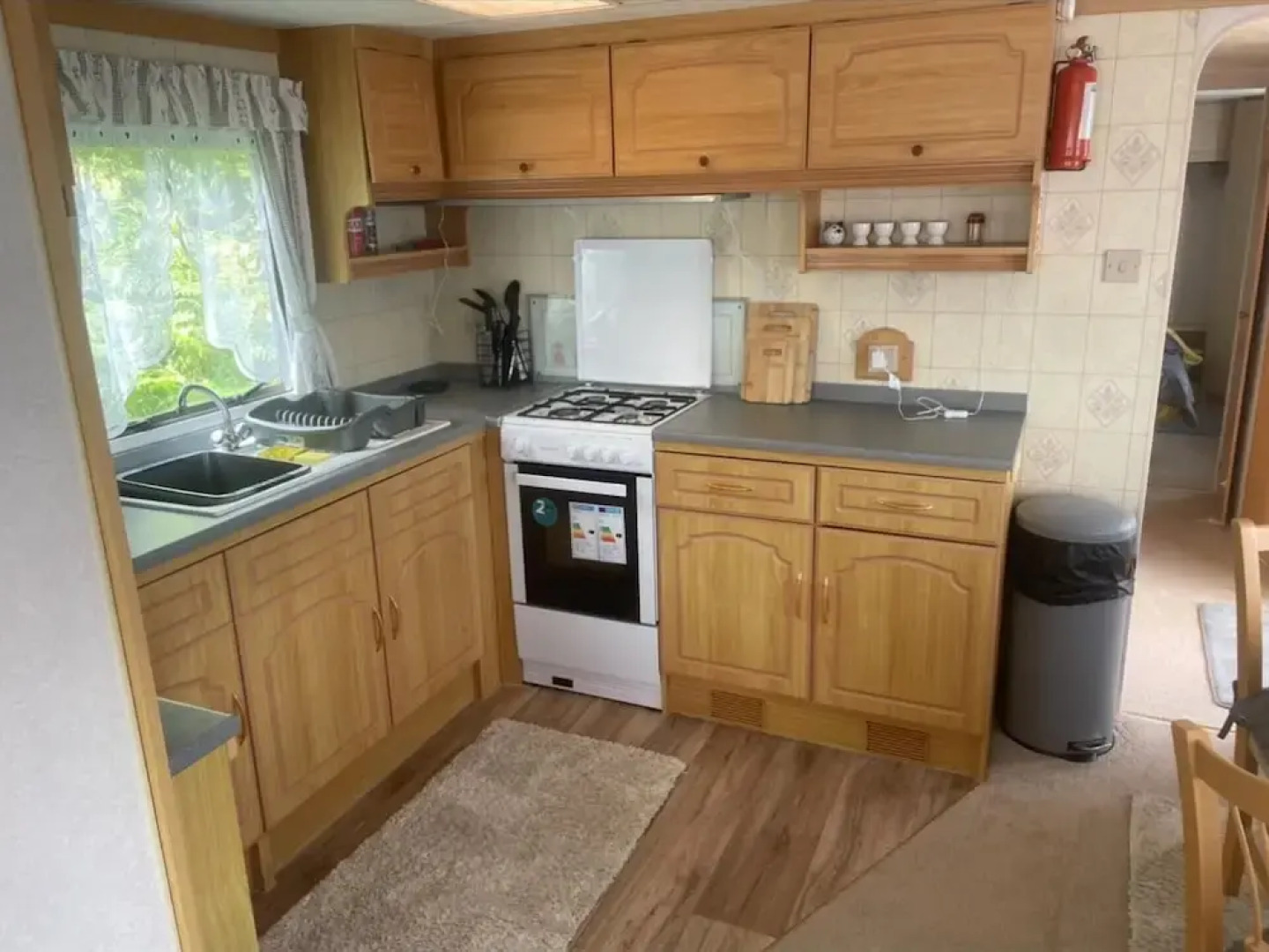 2 Bed Caravan With Aberystwyth Town Viev