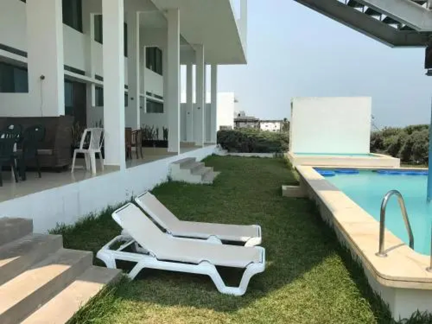 Beachfront Villa Solarium Garden House 1
