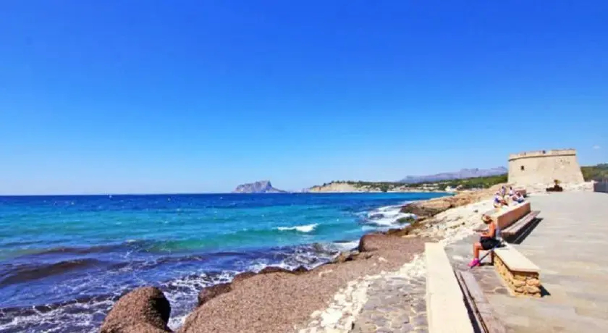 Apartment near the beach, garden in Moraira