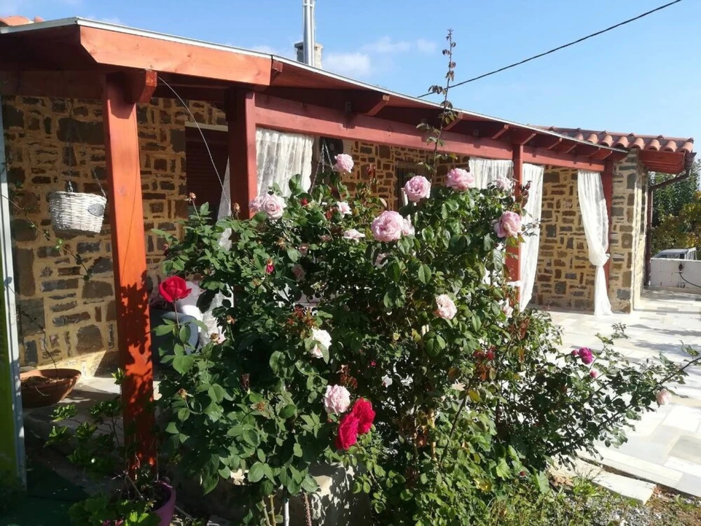 Traditional stone house by the sea...