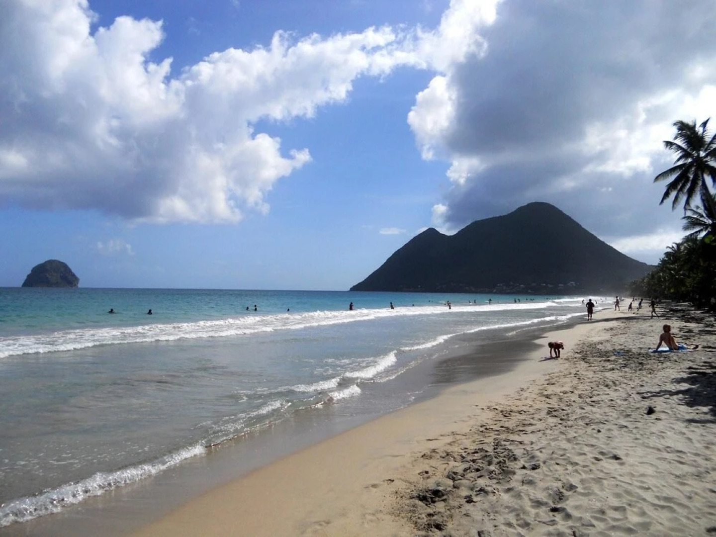 Apartment With 2 Bedrooms in Le Diamant, With Wonderful Mountain View,