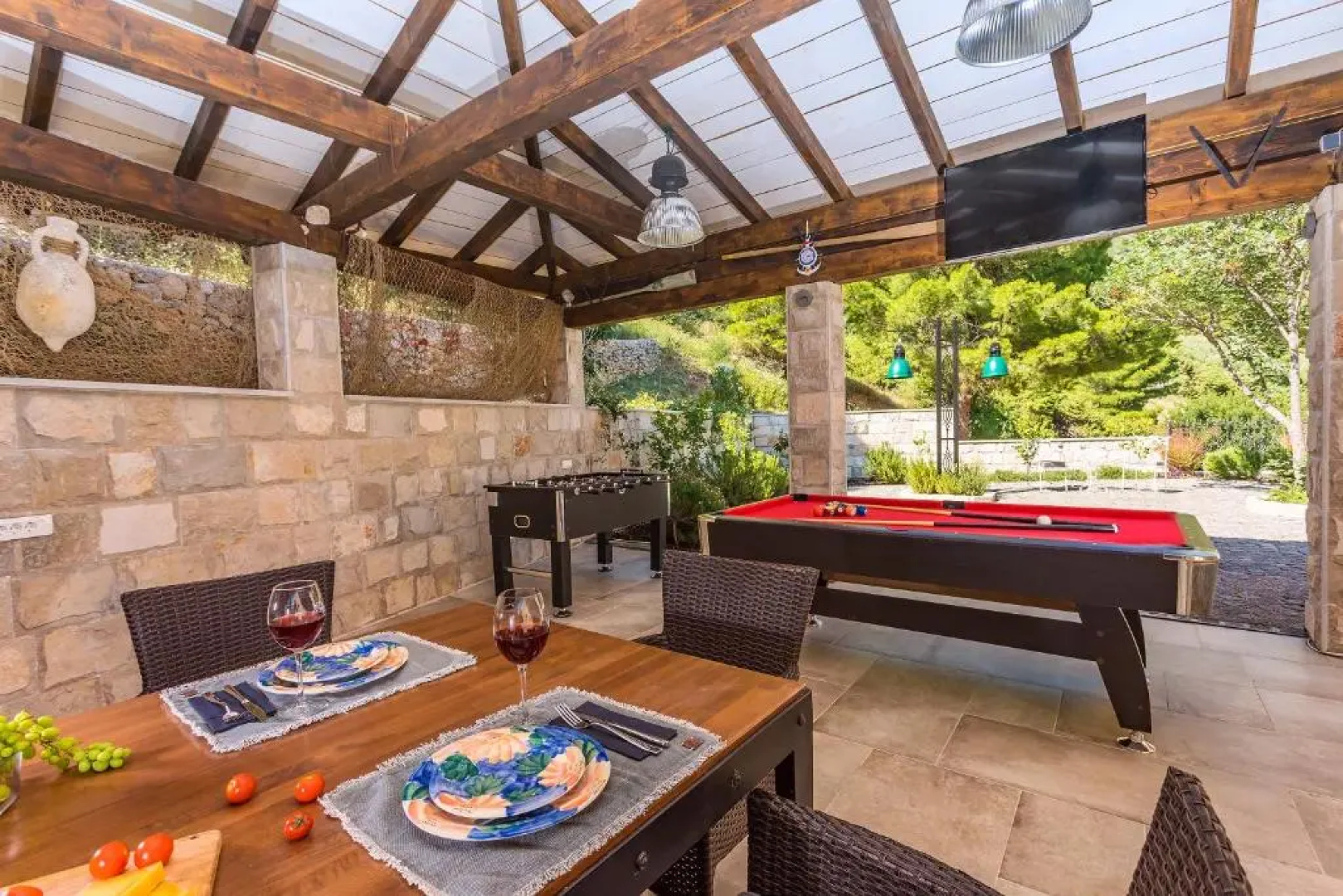 Villa Porto Mimice, 40sqm Heated Private Pool, 4 bedrooms, Sauna, Gym, Billiard