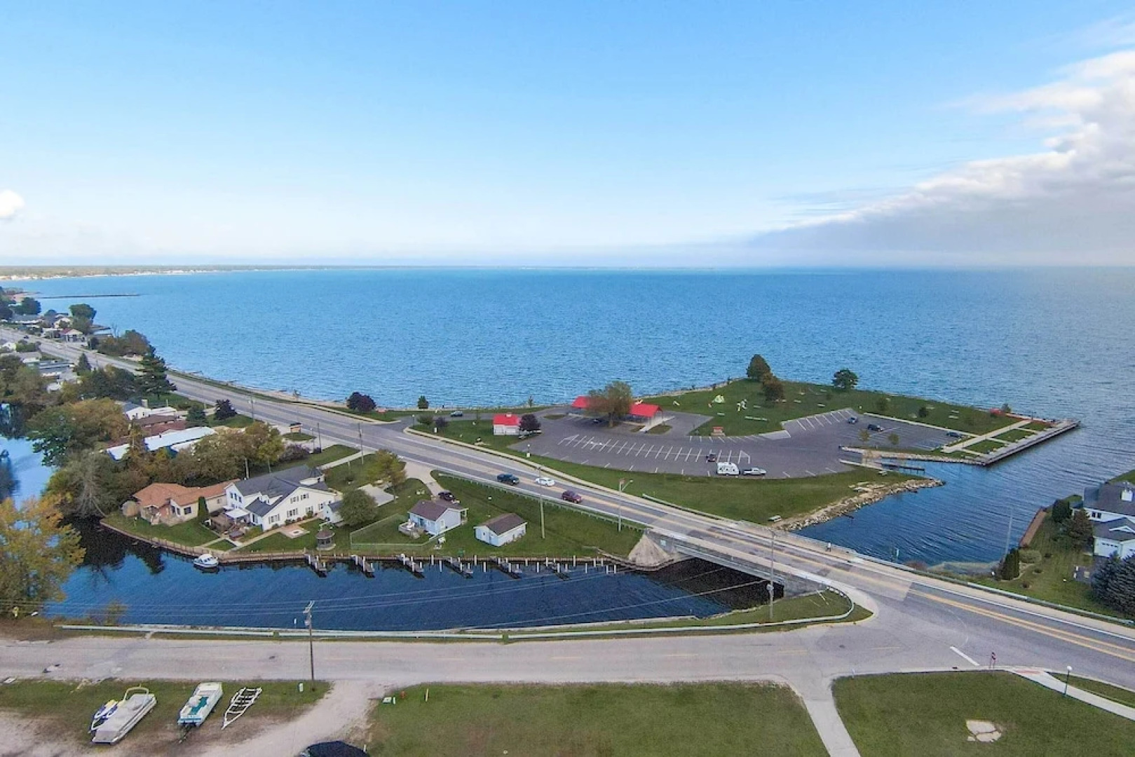 Cozy Tawas City Home w/ Views of Lake Huron!